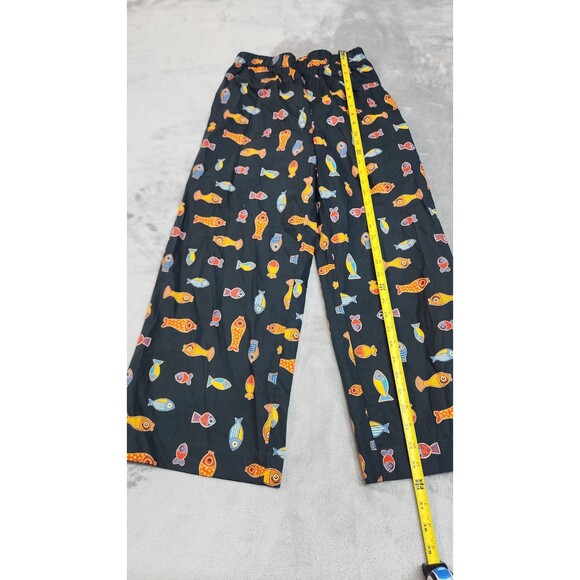 ciro lucia Womens XS Navy Blue Fish Graphic Pants - Picture 2 of 7